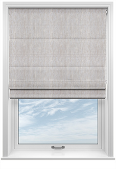 Laura Ashley Whinfell, Natural - Twist&Fit Roman Blind